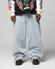 Loiter Collateral Baggy Jeans Blue Pin Stripe