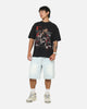 73Studio X WWE Roman Reigns Vintage T-Shirt Black Acidwash