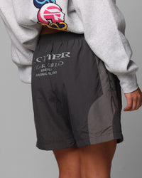Loiter Subculture Panel Shorts Charcoal