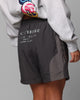 Loiter Subculture Panel Shorts Charcoal
