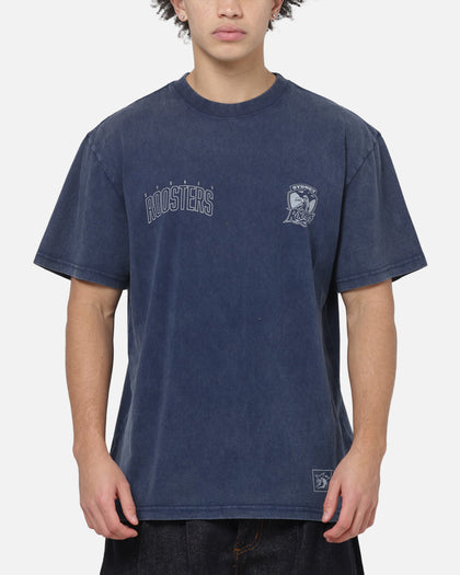 Bleacher Athletic Sydney Roosters NRL Attrition Washed T-Shirt Navy