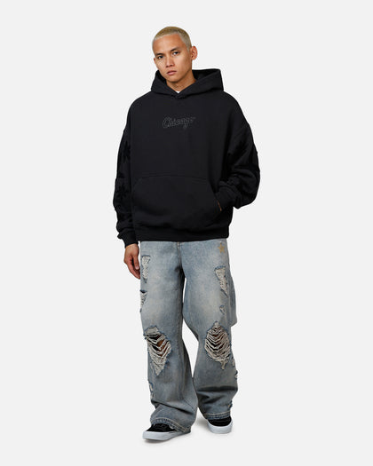 Mitchell & Ness Chicago White Sox 'Starburst' Hoodie Faded Black