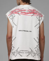 Loiter Dogpound Muscle T-Shirt Off White