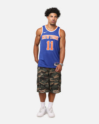 Nike Jalen Brunson New York Knicks #11 Icon Edition 2022/23 Nike Dri-Fit NBA Swingman Jersey Rush Blue