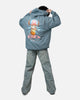 Hypland X One Piece Chopper Splatter Hoodie Blue