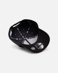 New Era New York Yankees 'Tonal Cracked Leather' 9FORTY A-Frame Snapback Black