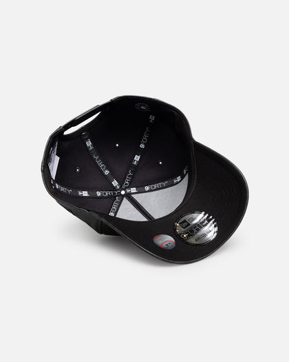 New Era New York Yankees 'Tonal Cracked Leather' 9FORTY A-Frame Snapback Black