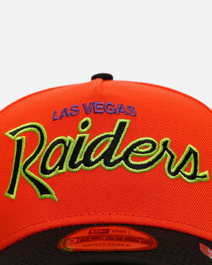 New Era Las Vegas Raiders 'Halloween' 9FORTY A-Frame Snapback Orange/Black
