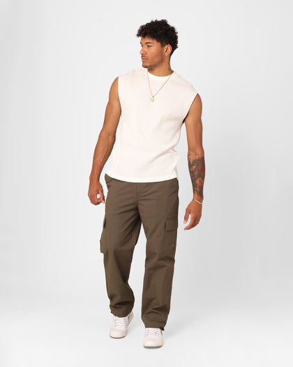 XXIII Waffle Muscle Singlet White