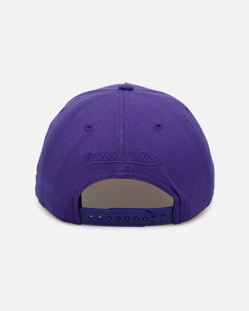 Mitchell & Ness Los Angeles Lakers 'Pink Side Patch' Pro Pinch Snapback Official Team Color