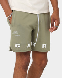 Carré Enhance Fleece Shorts Army Green