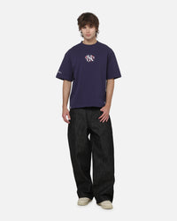 Mitchell & Ness New York Yankees Floral Box T-Shirt Navy