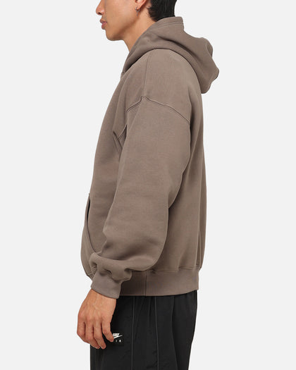 Jordan Brooklyn Fleece Oversized Hoodie Olive Grey