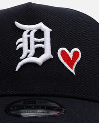 New Era Detroit Tigers 'Team Color Hearts' 9FORTY A-Frame Snapback Official Team Color