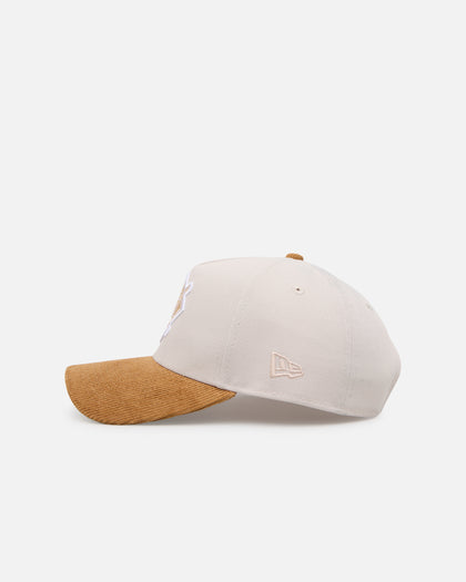New Era Milwaukee Brewers 'Honey Pot' 9FORTY A-Frame Snapback Stone/Wheat