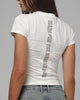 Loiter Women's In Distress Baby T-Shirt Off White
