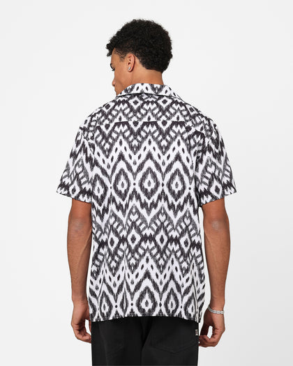 XXIII Horizon Button Up Shirt Black/White