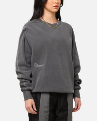Carre Avenue Ribbed Crewneck Black