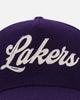 New Era Los Angeles Lakers 'Candy Cane Side Patch' 9FORTY A-Frame Snapback Official Team Color