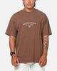 Saint Morta The Cross Boxy T-Shirt Washed Brown