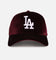 New Era Los Angeles Dodgers 'Velvet Dreams' 9FORTY A-Frame Snapback Maroon/Grey