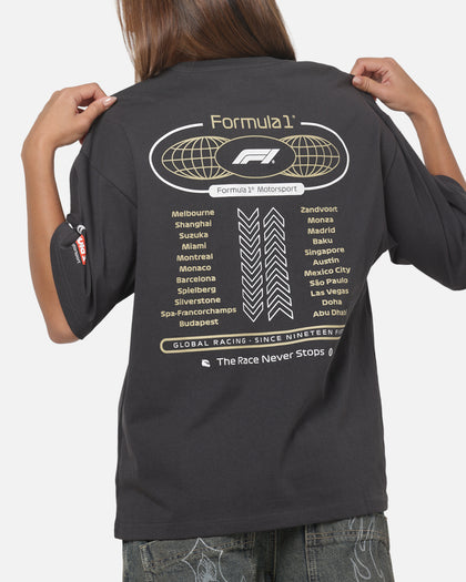 Mitchell & Ness Formula 1 Motorsport Box T-Shirt Washed Black