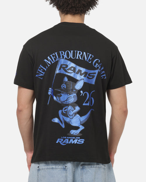 New Era Los Angeles Rams Kangaroo Flag T-Shirt Black