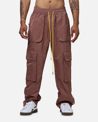 Diet Starts Monday Nylon Cargo Pants Dusty Rose