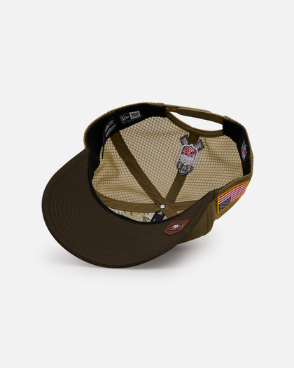 New Era San Francisco 49ers 'Salute' 9SEVENTY Snapback Olive