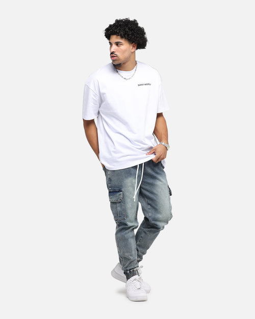 Saint Morta Gothic Cargo Joggers Dirty Denim