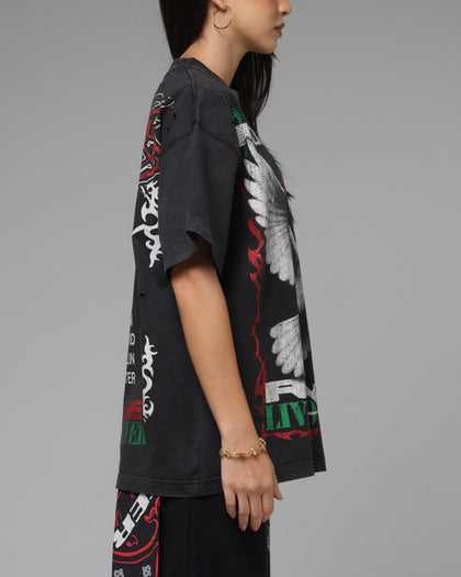 Loiter Freedom Vintage T-Shirt Black