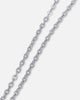 Saint Morta Dice Pendant Chain White Gold