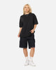 Culture Kings Standard Drop Shoulder T-Shirt Black Acidwash