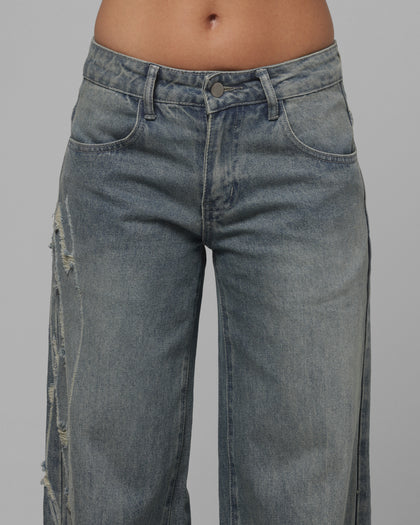 Loiter Women's In Distress Jeans Denim