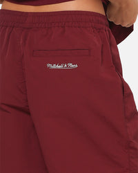 Mitchell & Ness Queensland Maroons Nylon Sport Shorts Maroon