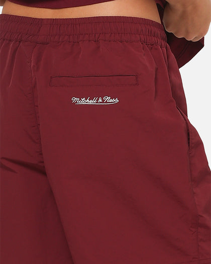 Mitchell & Ness Queensland Maroons Nylon Sport Shorts Maroon
