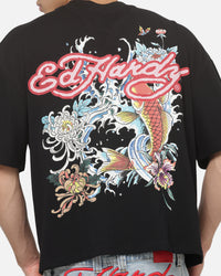 Ed Hardy Ocean T-Shirt Black
