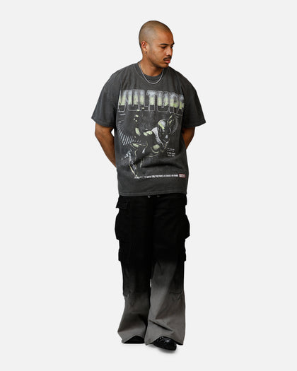 Goat Crew Marvel Villians Vulture Heavy T-Shirt Black Wash