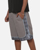 Carre Script Boardshorts Grey