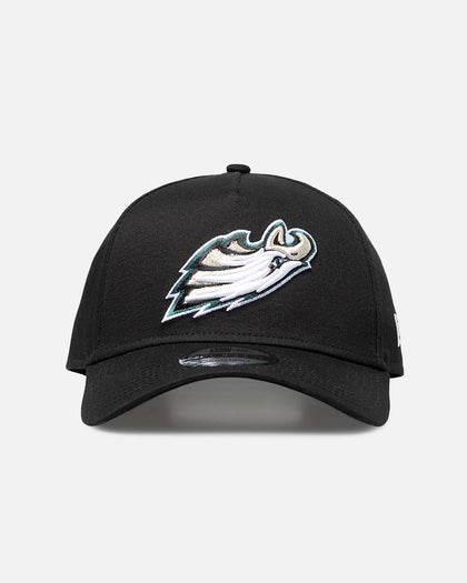 New Era Philadelphia Eagles 'Upside Down Logo' 9FORTY A-Frame Snapback Black/Official Team Color