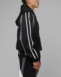 Loiter Hybrid Tek Zip Hoodie Black