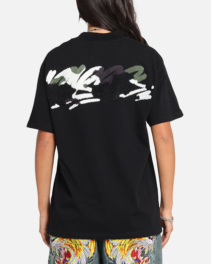 Carre Tag Mockneck T-Shirt Black