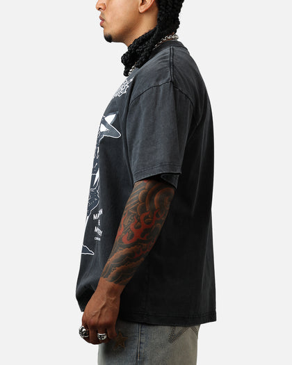 The Hundreds Skull Mountain T-Shirt Washed Black