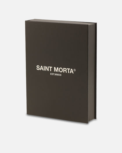 Saint Morta 18" 14mm Iced Interlink Chain Iced Gold