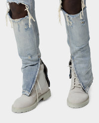 Saint Morta Destroyer Distressed Jeans Vintage Blue