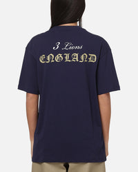 Majestic Athletic England Graphic T-Shirt Navy