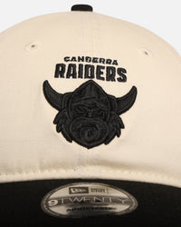 New Era Canberra Raiders 'NRL Two Tone' 9TWENTY Strapback Chrome White/Black
