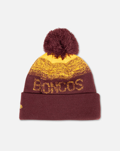 New Era Brisbane Broncos 'NRL Ombre Marle' Knitted Beanie Official Team Colour