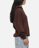 Carre Box Check Hoodie Chocolate