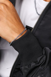 NXS 3mm Cuban Bracelet White Gold